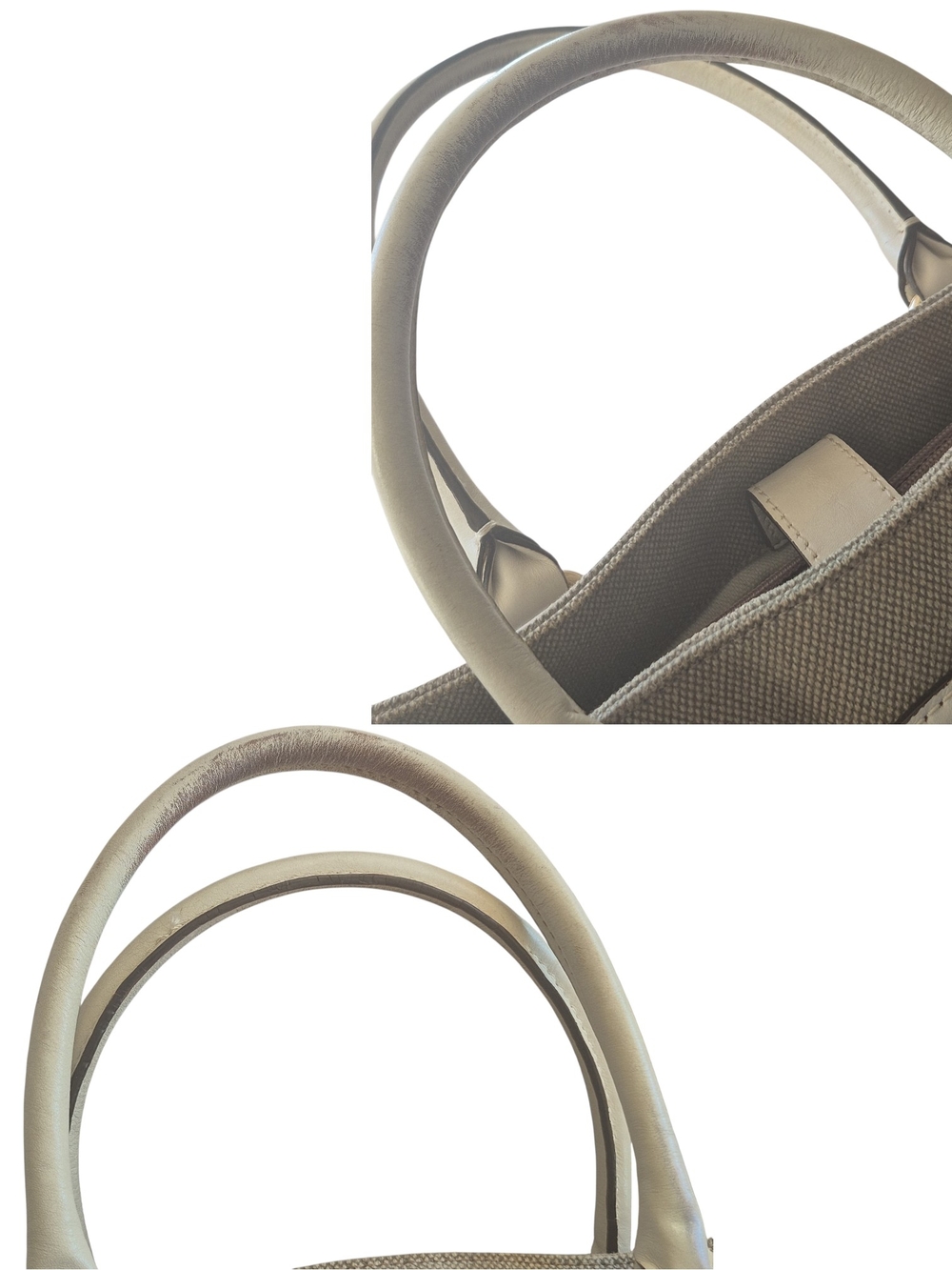 Michael Kors Hamilton Taupe Tote with Gold Hardware - Picture 7 of 9